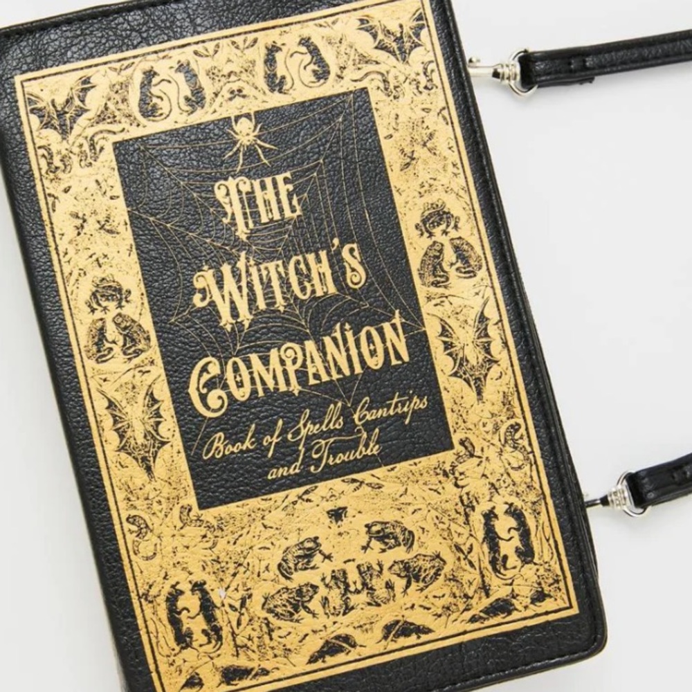 Dolls Kill Witches Companion Spell Book Crossbody Shoulder Bag Purse NWT - Picture 6 of 8